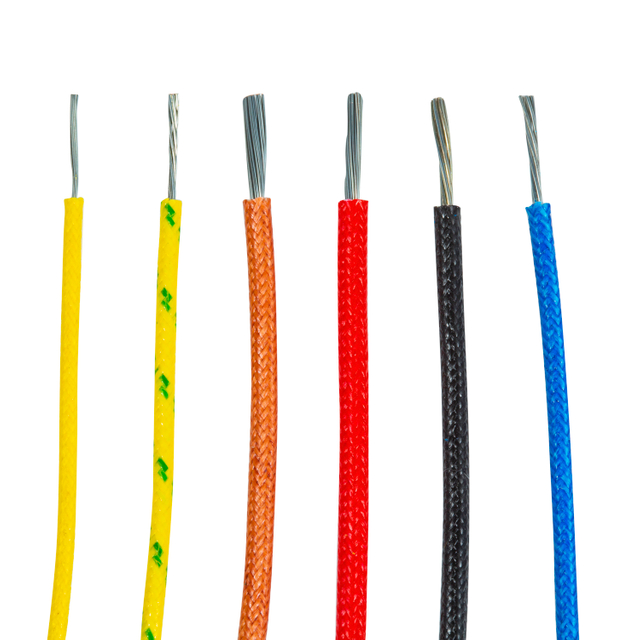 AGRP silicone rubber insulated and braided wire