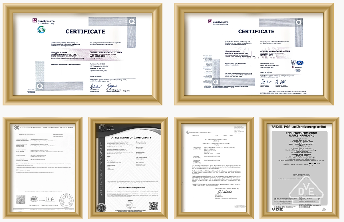 certifications